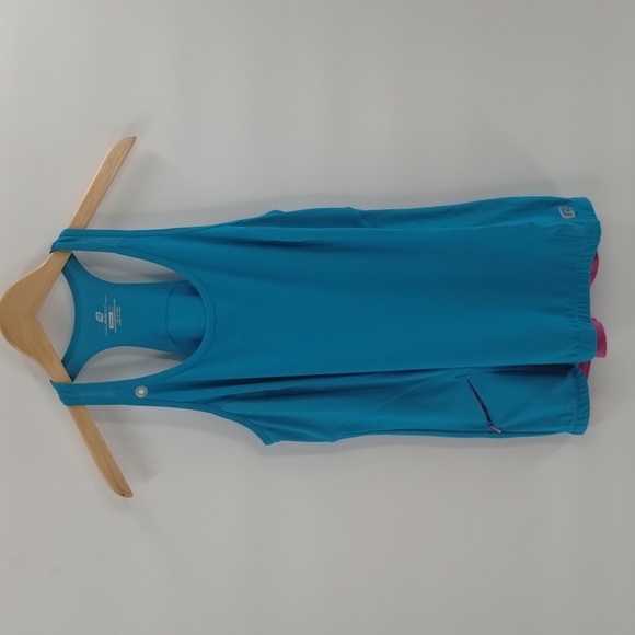 Roadrunner turquoise athletic racerback tank size large pink undertone - Picture 1 of 5
